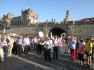 20130517 17. Mai 2013 Jazz in Dresden am Terrassenufer und die Frauenkirche im Hintergrund