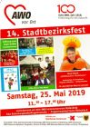 25. Mai 2019 - Plakat Stadtbezirksfest 2019